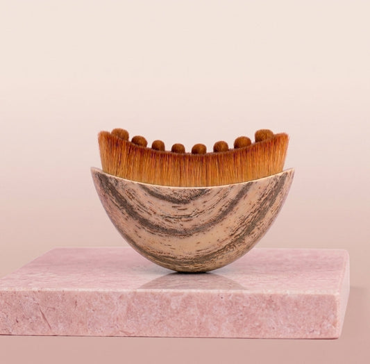 Brosse LumiLift — vue de face — drainage lymphatique visage